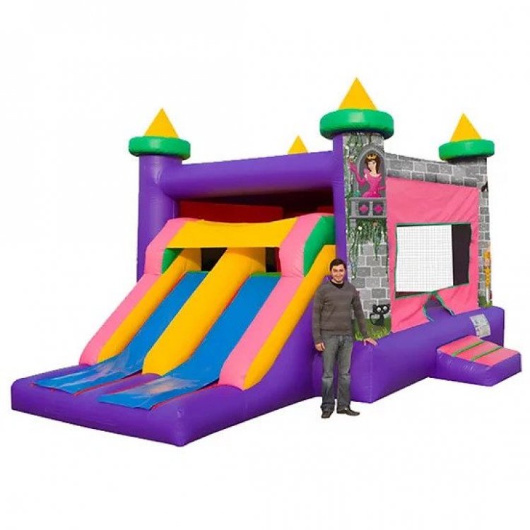 Princess Castle Dual Slide Combo