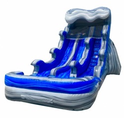 18ft Rockin Wave Dual Water Slide